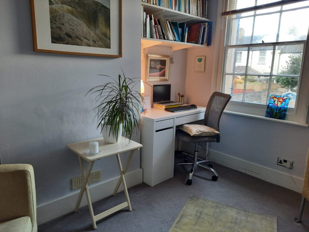 Counselling therapy room Newhaven